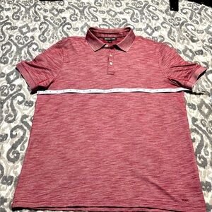 Michael Kors Men's Polo Shirt Size Large - Red